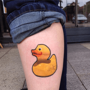 Love my Rubber Ducky. This one is from @mandigerstattoo from the Netherlands. Working at 