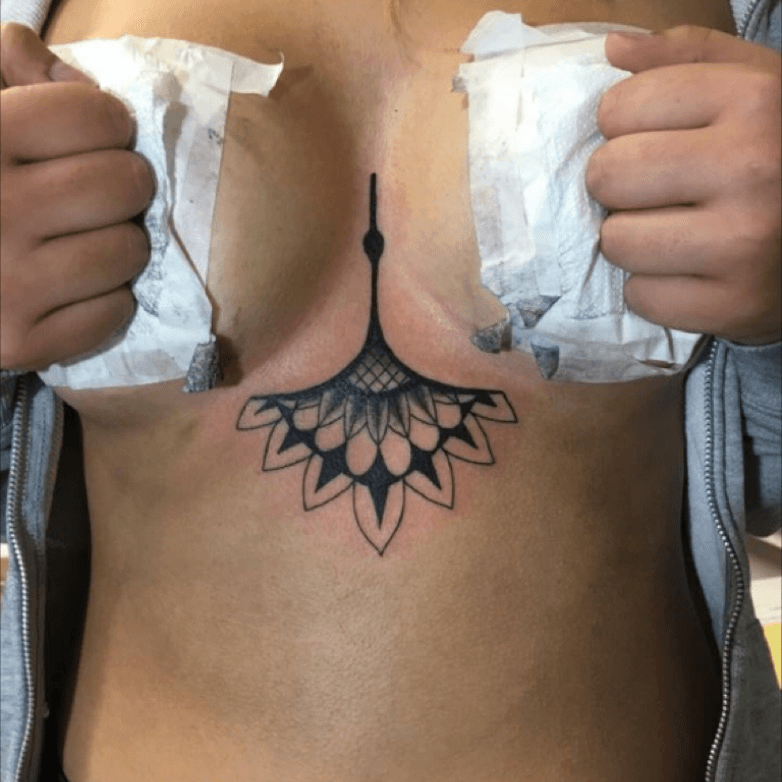 Tattoo uploaded by Andre Garcia • Under boob tattoo • Tattoodo