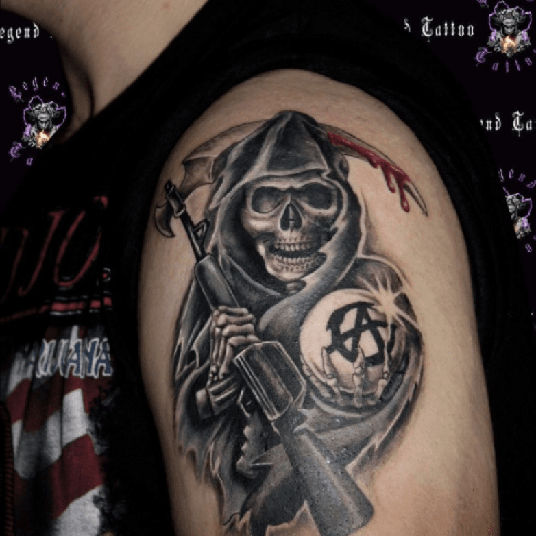 Tattoos The Best Sons of Anarchy Tattoos on Instagram