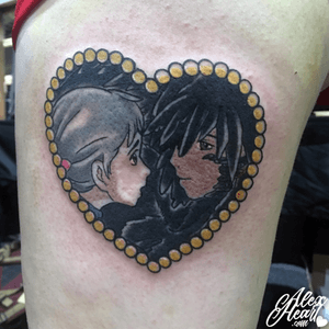 #howlsmovingcastle #ghibli #studioghibli #anime #tattoo by #AlexHeart 