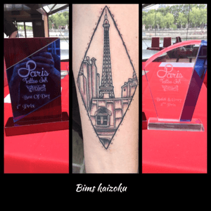 Je vous fait partager ma joie !!!! Jsuis trop content j'ai gagné le 2 eme prix black and grey et le 1 er prix best of day!!!! Jsuis trop content!!!!!! #bims #bimskaizoku  #bimstattoo #paris #paname #paristattoo  #tatouage #tatouages #tattoo #tattooer #tattoos #tattooistartmagazine #tattooworld #vicor #loubard #ppe #lbn #tattooworld #tattooart #tattoolover #tattoostyle #tattooboy #tattoooftheday #tattoowork  #txttoo #raveninktattooclub  @raveninktattooclub      @paristattooink
