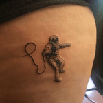 Astronaut, my first tattoo. Kind of makes sense for a physics major.