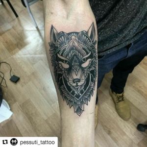 #wolf #maoristyle #braziliantattoo 