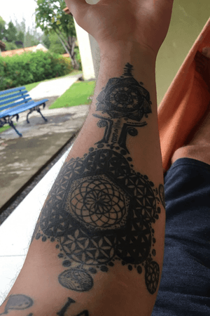mandala work by mendel pigmenta tattoo