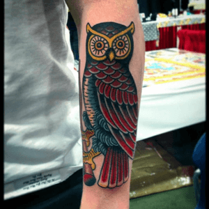 #Owltattoo from #slctattoo convention 2016