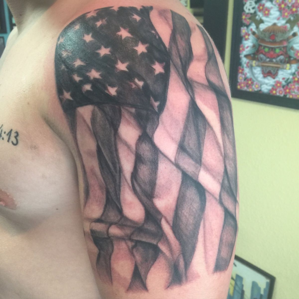 Tattoo uploaded by Ryan Mills • American flag #millsoriginal # ...