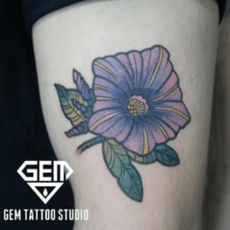 Morning Glory Tattoos Symbolism Meanings and More