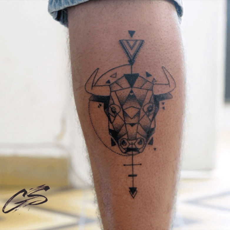 taurus tattoos for guys on chest