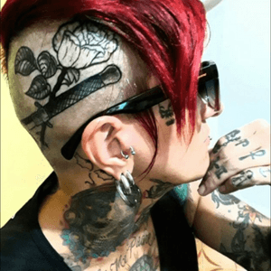 Head tattoo#head #blackwork #like #Tattoodo #tattooartistic 