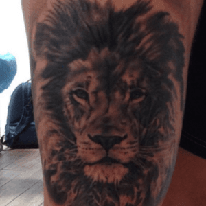 My #lion 🦁. Done by #markwosgeray from #sinnerink