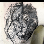 #lion #animal #3D #blackwork 