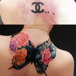 #ilina#butterfly#flowers#coverup 