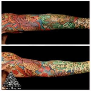 Tattoo by Lark Tattoo artist/owner Bruce Kaplan. See more of Bruce's work here: http://www.larktattoo.com/long-island-team-homepage/bruce/#Japanese #Japanesetattoo #phoenix #phoenixtattoo #dragon #dragontattoo #tattoosleeve #fullsleevetattoo #colorbombtattoo #japaneseflowers #fingertipwaves #tattoo #tattoos #tat #tats #tatts #tatted #tattedup #tattoist #tattooed #tattoooftheday #inked #inkedup #ink #tattoooftheday #amazingink #bodyart #tattooig #tattoosofinstagram #instatats  #larktattoo #larktattoos #larktattoowestbury #westbury #longisland #NY #NewYork #usa #art  
