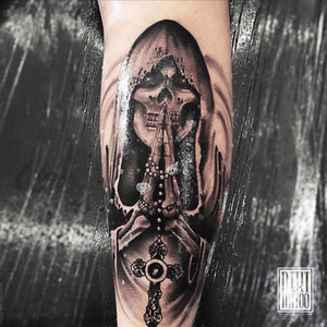 Death tattoo#tattoo#tatuagem#tattooartist#blackandgreytattoo#death #deathtattoo#tattoobrasil#inked 