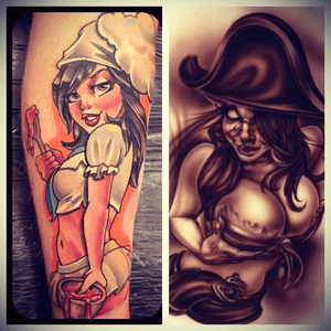 Id love to get a side piece combiming these two styles #dreamtattoo