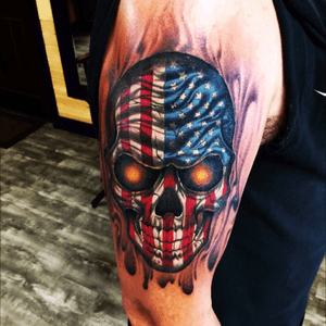 Skull Tattoo by Nick D’Angelo