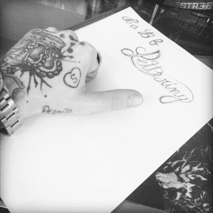 Lettering #work #tattoo #handtattoo  