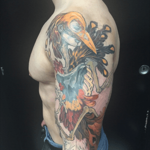 Polhoenix in progress #badpic #phoenix #tattoo #workinprogres 