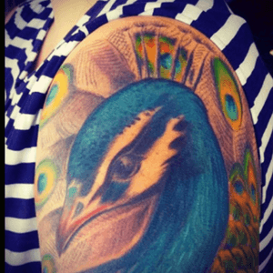 My beautifull bird #peacock #tattoo