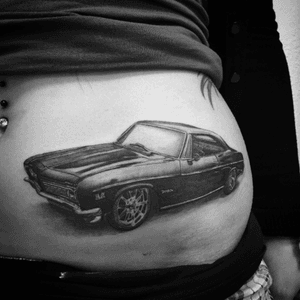 #impala #car #cartattoo #impalatattoo #lespetitspointsdefanny #blackandgrey #blackAndWhite #blackandgreytattoo 