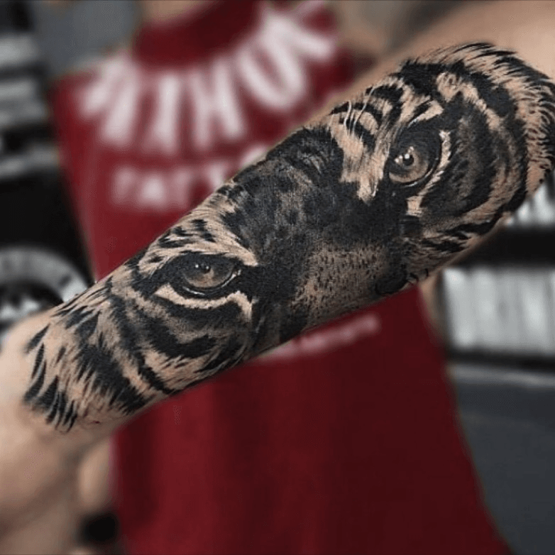 tiger eye tattoo