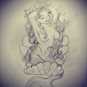 #design #tattoodesign #mermaid #pinup 