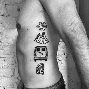 Wow, I just discovered an awesome tattoo artist via Instagram @eterno8 I hope he will soon join the Tattoodo App and amaze you all!!! #summergoals #fineline #detatail #blackwork #linework #trip #bus #camping #vaccay #vacation #summer #stayontheway #discover