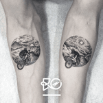 By RO. Robert Pavez • Round Trip • Studio Nice Tattoo • Stockholm - Sweden 2016 • Please! Don't copy® • #engraving #dotwork #etching #dot #linework #geometric #ro #blackwork #blackworktattoo #blackandgrey #black #tattoo 