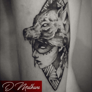 #wolftattoo #wolf #wolfhead #girltattoo #girl #tattoo #tattoos #tattooart #Tattoodo #blackworktattoo #blackandgreytattoo #art #girly  David matkava georgian artist