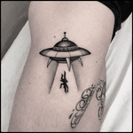 #black #ufo #abduction #iwanttobelieve #thetruthisoutthere #tattoo #blackworkers #lagtattoos #tunguska #totemica