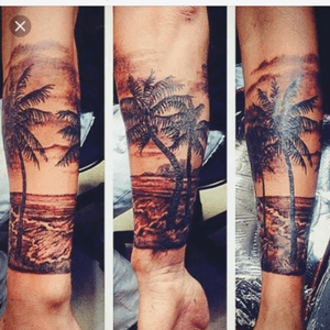 Want her to do this with some hawaiian turtles around the palm trees and just all about my culture #hawaiian #megandreamtattoo I WOULD LOVE FOR HER TO DO THIS