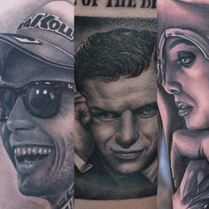 Tattoos by Jumilla@largavidatrece#kwadron #viking_ink #amtattoosuplies #spain #españa#valencia #quartdepoblet #tattoo #tatuador #tattoolife #tattooartis #realismo #blancoynegro #blackandgrey#franksinatra#valentinorossi#valkiria#ink#machin #convencion