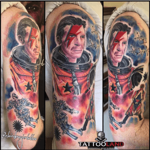 Here's a version of a David Bowie piece consisting of various iconic images from various albums etc.....can you guess what they are? Thanx @jezmassey for the challenge!! ✌🏻️😜 Proudly sponsored by @tattoolandsupplies #teamtattooland #tattoolanduk #tattoos #tattoo #worldfamousinks @worldfamousinks #ukartist #ukrealtattooists #tattoocollective #uktta #phoenixbodyart #clairebraziertattoo #shropshire #davidbowie #musicicon #bridgnorth #willenhall #shropshire #starman #ziggystardust Using @elgatonegrotatt @yayofamilia @ezcartridgecouk @davidbowie