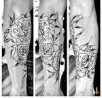 Nº598 #tattoo #tattooed #ink #inked #boyswithtattoos #rose #rosetattoo #roses #rosestattoo #flowers #floral #blackwork #blacktattoo #stencilstuff #cheyennetattoo #cheyennetattooequipment #hawkpen #soulflowercartridges #bylazlodasilva