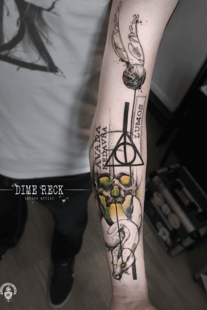 UPDATED 40 Frightful Death Eater Tattoos