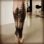 Get, what you feel inside your heart..! #foresttattoo 