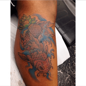 Koi fish tattoo i got in 2k14