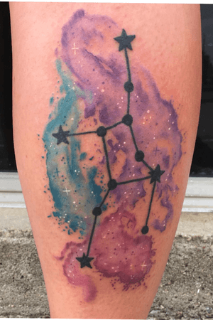 #virgo #watercolor #constellation #zodiac  artist: Anthony Shoemaker