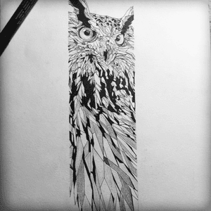 #owl #owltattoo #drawing #tattoo #tattoodrawing #stipple #stippleart #poitillism 