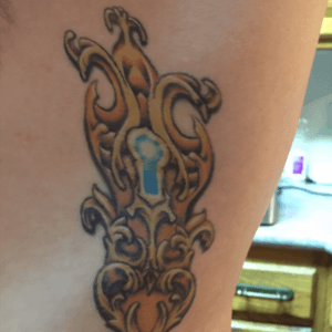 Ribcage- by far my most painful piece. My wife has the key to this lock! 