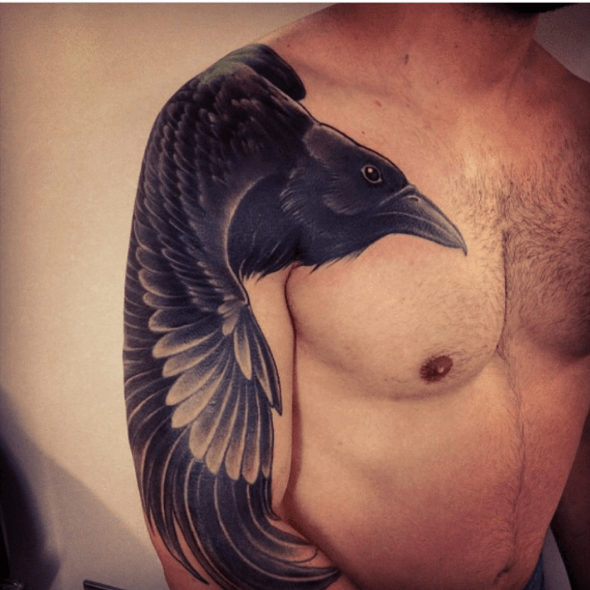 crows wing tattoo by MorozTattoo on DeviantArt