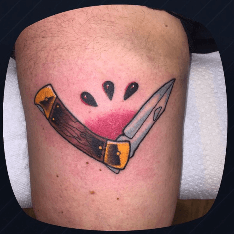 knife tattoos american traditionalTikTok Search
