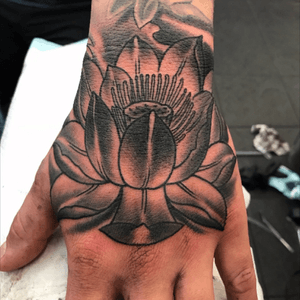 #tattoo #lotus #blackandgreytattoos 