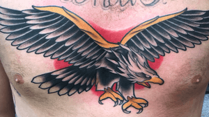#traditionaltattoo #traditional #tattoo #eagle #eagletattoo #eriklisnow #eriktattoosog #njtattooartist #tattoooftheday #tattoosoftheday