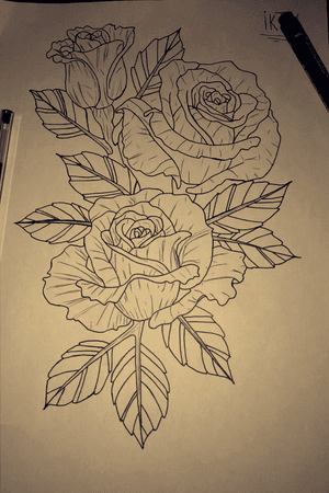 Flowers #draw #drawing #ink #inked #tats #tattoo #iktv 
