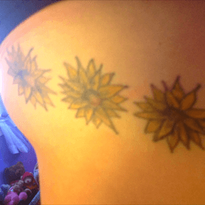 Sunflowers I got on my ribs as well. 