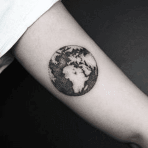 #tattoo #worldmap 