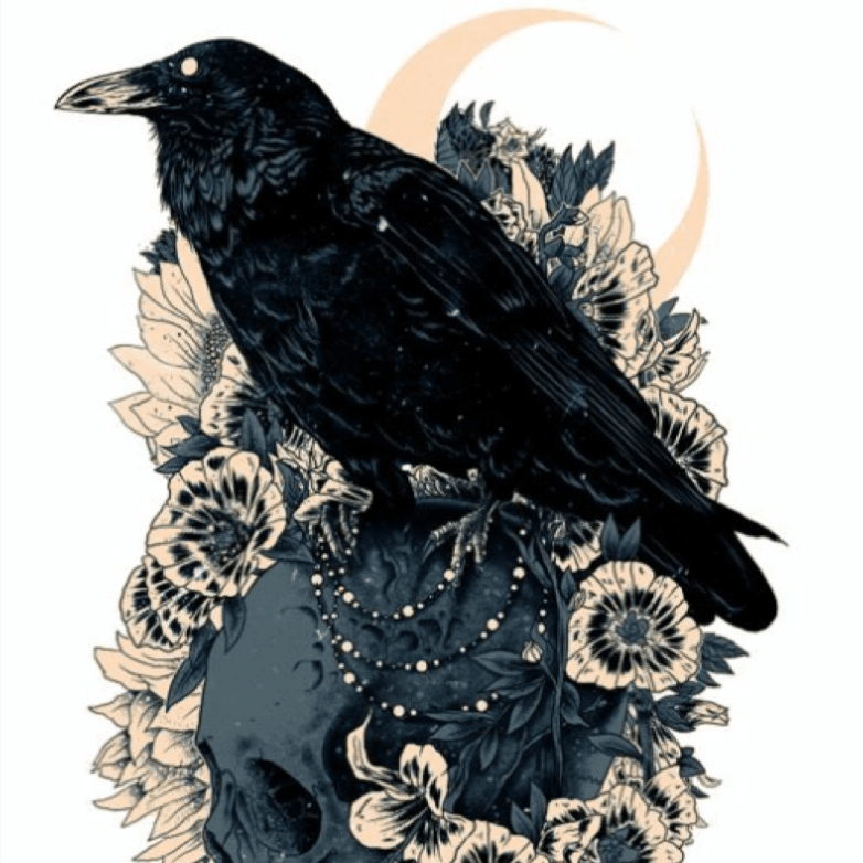 Raven Moon by Steve Phipps TattooNOW