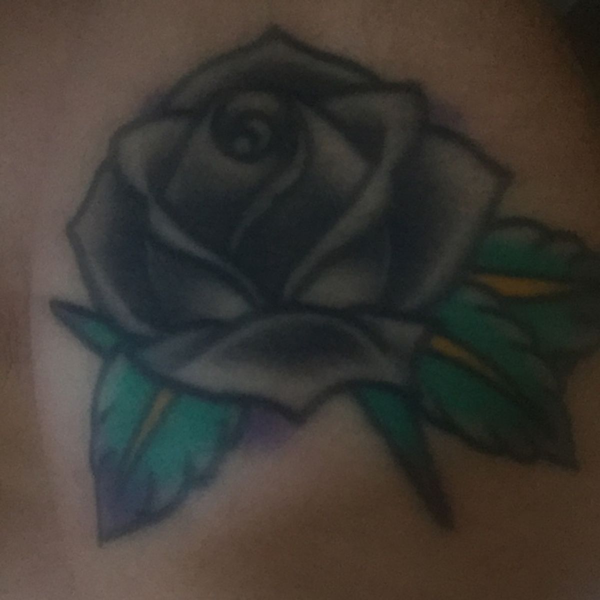 Tattoo uploaded by Peter • Rose tattoo originally done by Scott