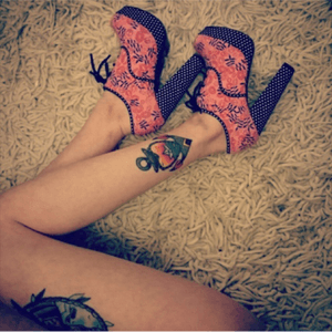 Iron fist shoes and tattoes ❤️